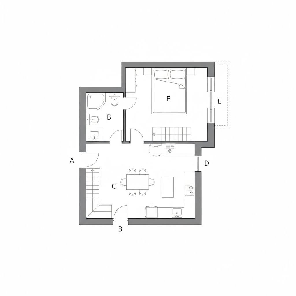 Евро-1, 45 м²